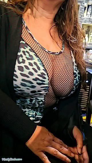 Big Boobs in a Mexican Bar: Tits, Areolas, and Cleavage