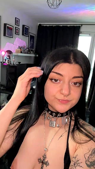 this is a goth girl puppy simulator'