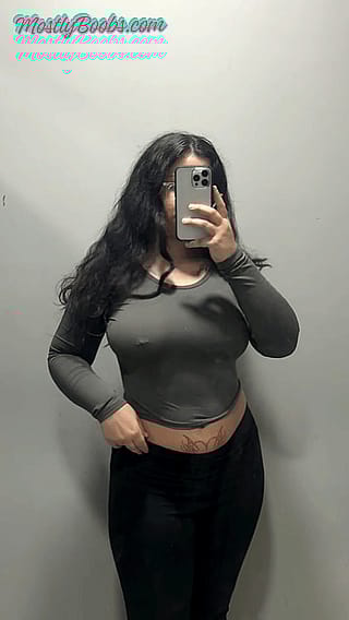 Titty Drop Challenge: A Changing Room Adventure