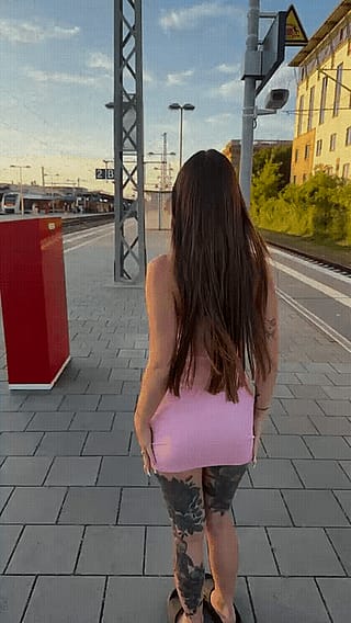 Ich bin bereit für eine geile Zugfahrt🥵'